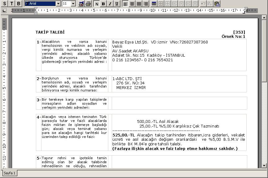 WP Dizayn mod�l� �rnek �nizleme ekran�